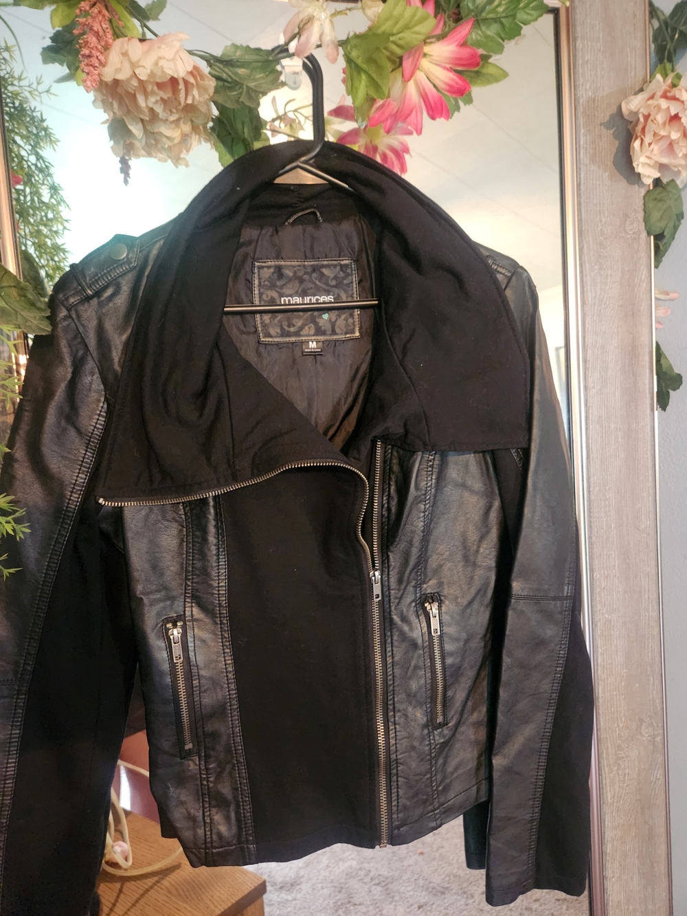 Women's Maurice's Assymetrical Leather Jacket